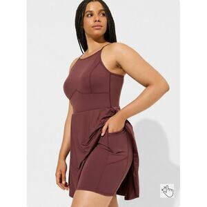 Torrid Burgundy Athletic Jumpsuit